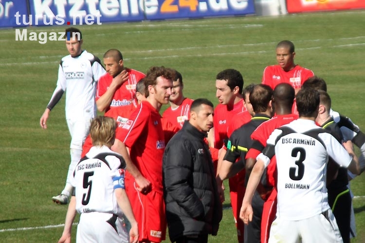 Emotionen beim Spiel gegen Arminia Bielefeld