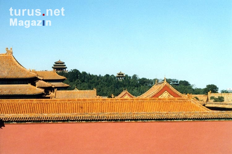 Tempel in der Verbotenen Stadt in Peking / Beijing