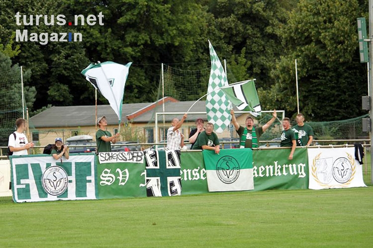 Fans des SV Falkensee-Finkenkrug in Oranienburg