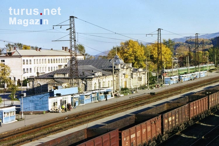 der Bahnhof von Sljudjanka am Baikalsee