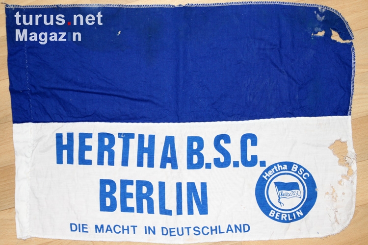 Hertha BSC Fahne aus dem Jahr 1990
