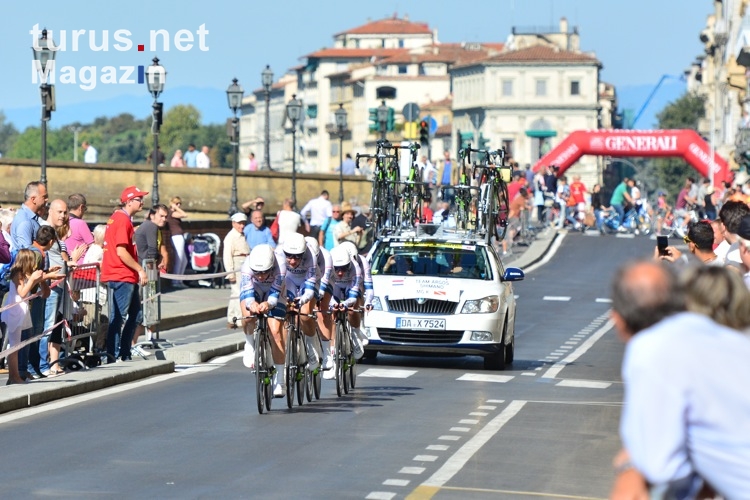 TTT bei den UCI Road World Championships 2013 in Florenz