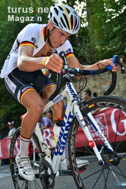 Marco König beim Straßenrennen Junioren WM 2013