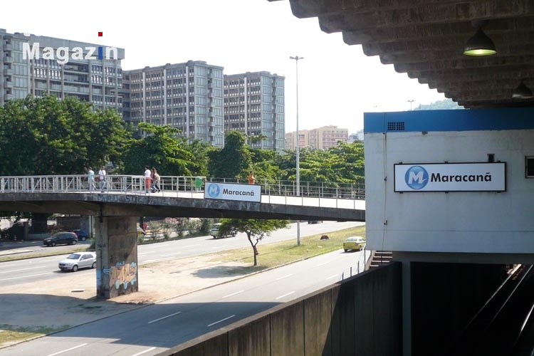 Metrostation (U-Bahn-Linie 4) Maracana in Rio de Janeiro