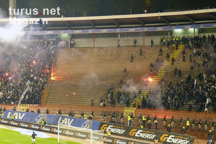 Konflikt zwischen Fangruppierungen des FK Partizan