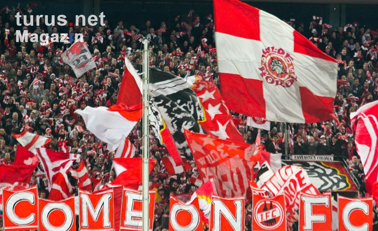 Fans des 1. FC Köln, gegen 1. FC Union Berlin