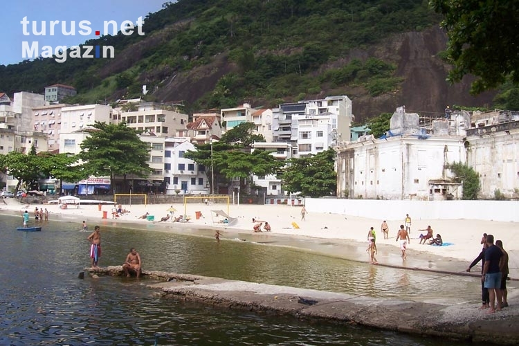 Strand von Urca in Rio de Janeiro