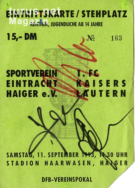 SV Eintracht Haigar vs. 1. FC Kaiserslautern
