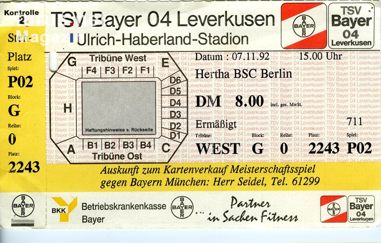 Bayer 04 Leverkusen vs. Hertha BSC, DFB-Pokal
