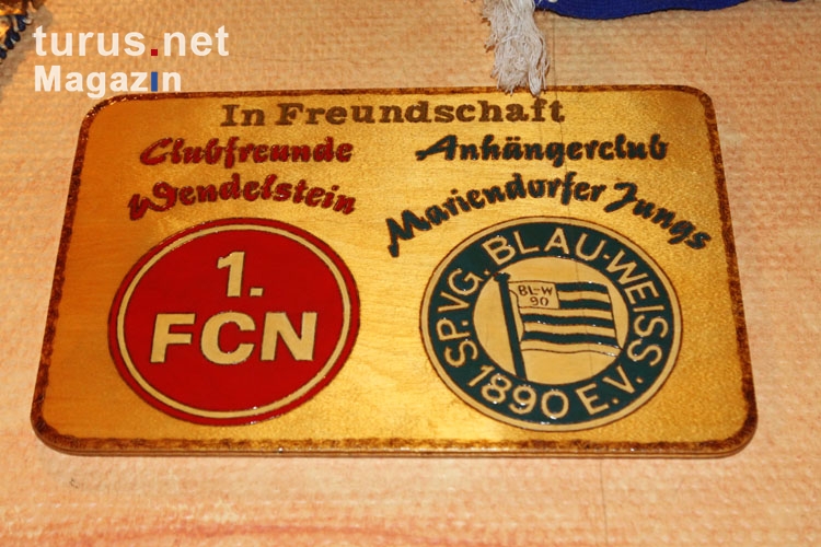 Fanfreundschaft 1. FC Nürnberg und Blau-Weiß 90 Berlin