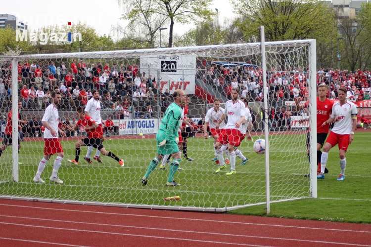 Rot-Weiss Essen bei Fortuna Köln, 30.03.2014