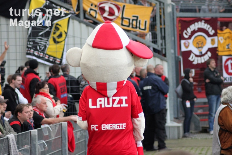 Lauzi, Maskottchen des FC Energie Cottbus