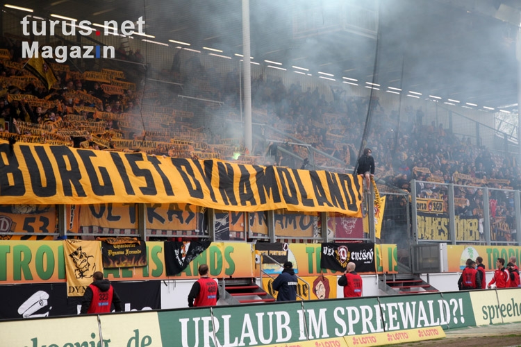 SG Dynamo Dresden in Cottbus, 04. April 2014