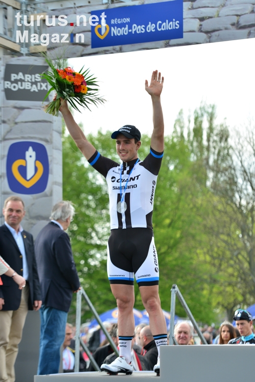 John Degenkolb wird Zweiter bei Paris - Roubaix 2014