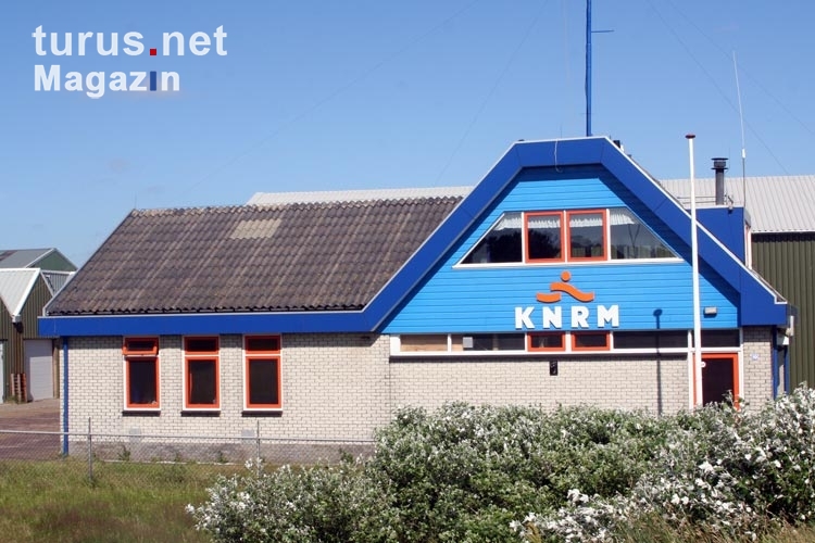 Stützpunkt der KNRM auf der niederländischen Nordseeinsel Vlieland