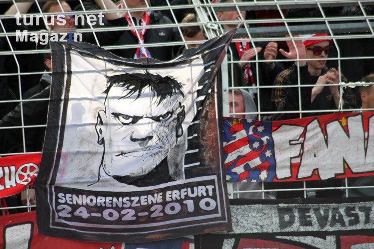 FC Rot-Weiß Erfurt beim Thüringen-Pokalfinale 2014
