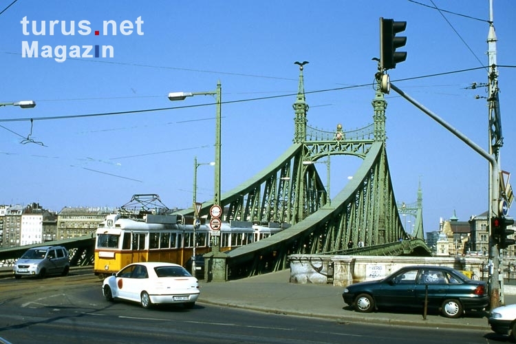 Straßenbahn in der ungarischen Hauptstaddt Budapest