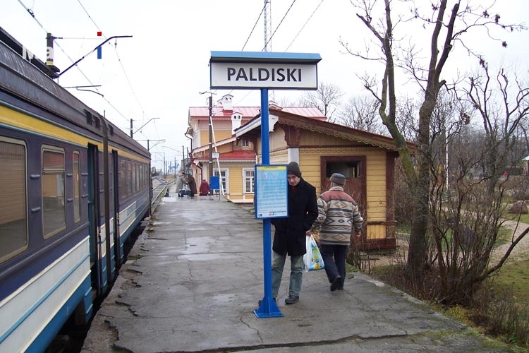 Bahnhof der estnischen Hafenstadt Paldiski