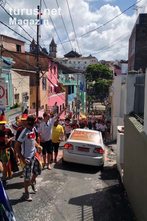 Deutsche Fans in Salvador da Bahia