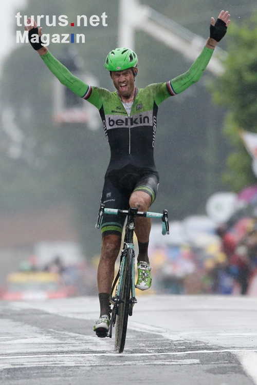Lars Boom gewinnt die 5. Etappe der Tour 2014