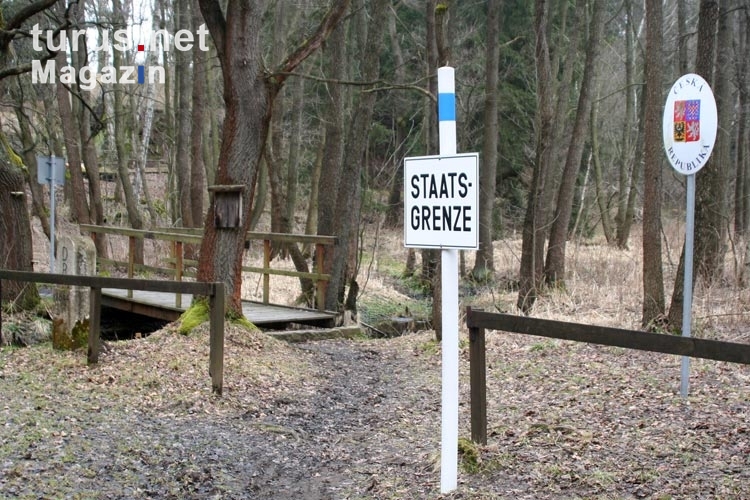 deutsch-tschechische Grenze bei Hof und Cheb