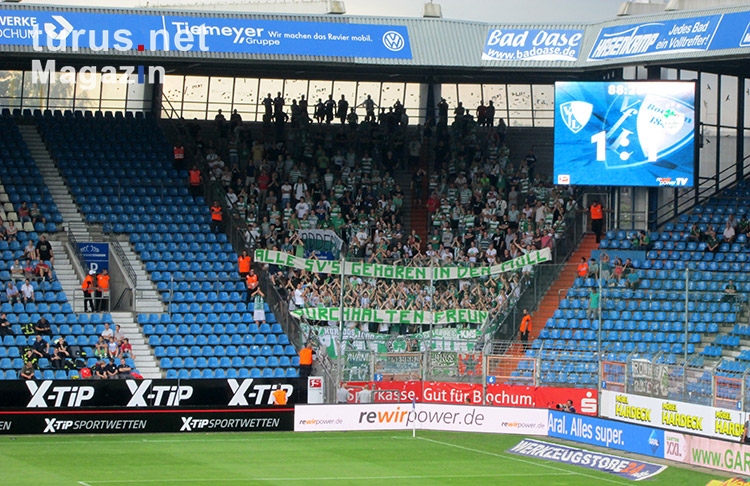 Stadionverbot Banner Greuther Fürth