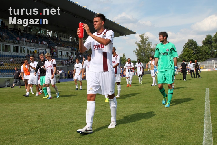 BFC Dynamo feiert 1:1 in Jena