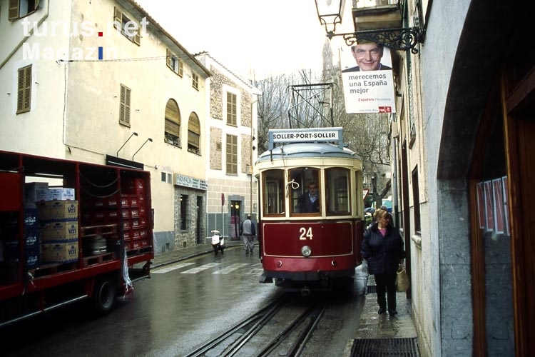 historische Straßenbahn von Sóller nach Port de Sóller