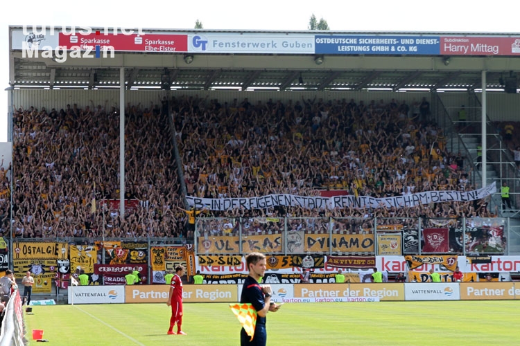 SG Dynamo Dresden zu Gast in Cottbus, 03.08.2014