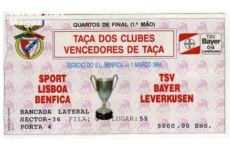 Benfica Lissabon - TSV Bayer 04 Leverkusen, 1. März 1994
