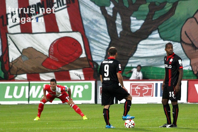 Fortuna Düsseldorf beim 1. FC Union Berlin, 08.08.2014