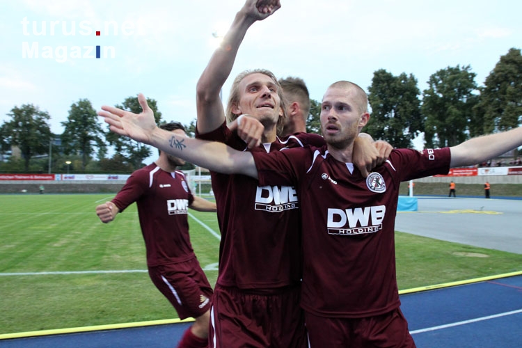 BFC Dynamo bejubelt Tor von Christian Preiß
