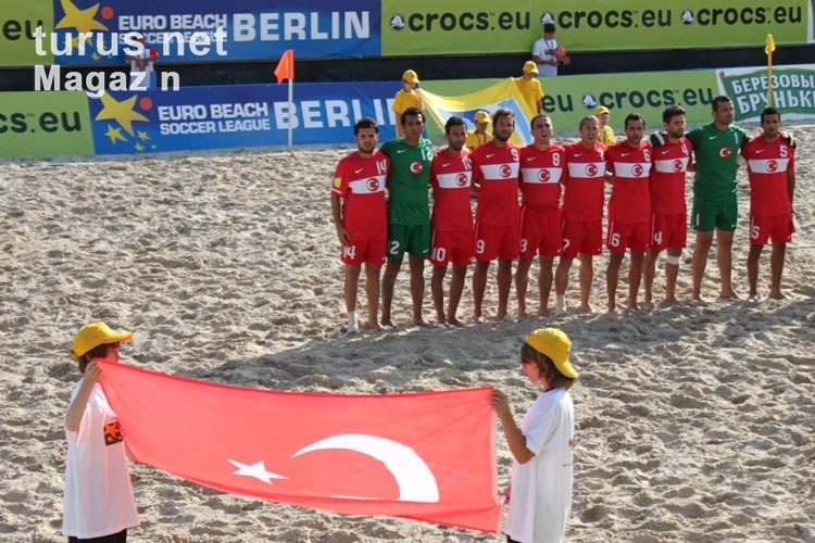 türkische Nationalmannschaft im Beach Soccer / Strandfußball