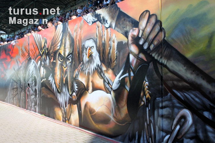 Graffiti im Rostocker Ostseestadion