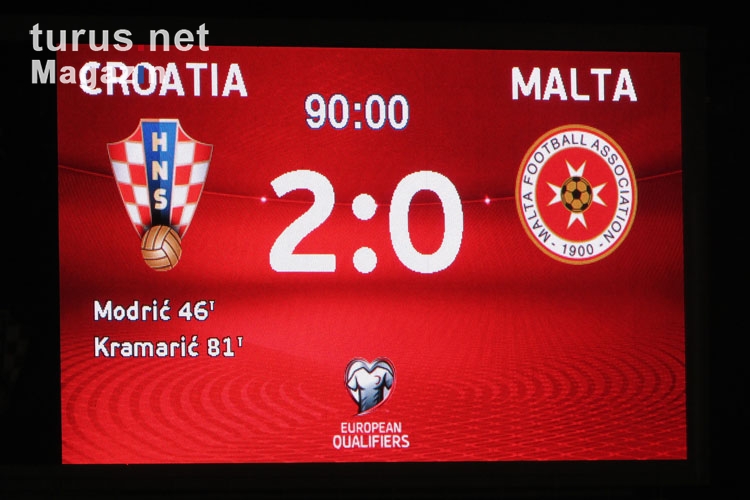 Kroatien vs. Malta, 2:0