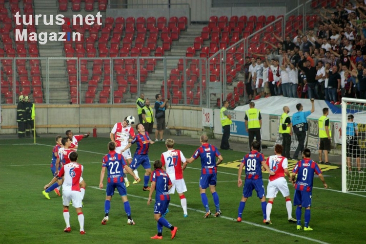 SK Slavia Praha vs. Hajduk Split im Eden
