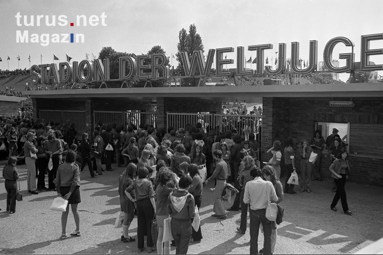 Stadion der Weltjugend in Ostberlin (DDR), 1973