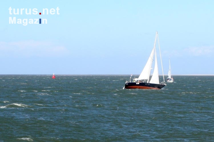 Segeln auf der Nordsee vor der niederländischen Küste