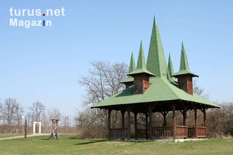 Gedenkstätte Paneuropäisches Picknick bei Sopron & Fertörákos in Ungarn an der Grenze zu Österreich