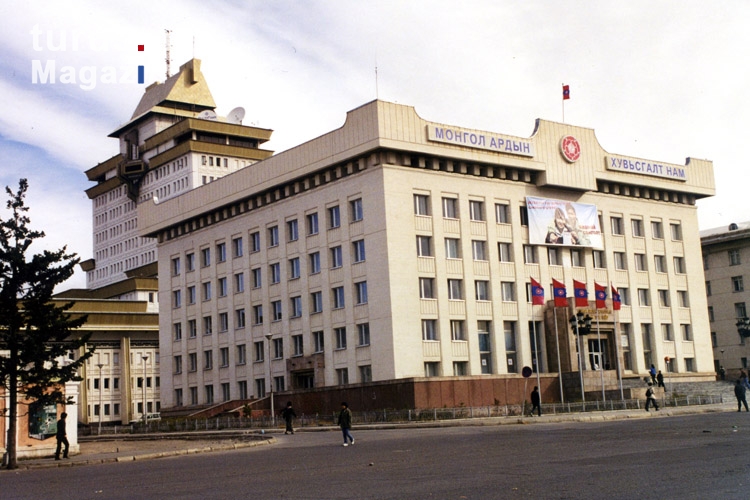 Mongolische Hauptstadt Ulaanbaatar, Herbst 2000