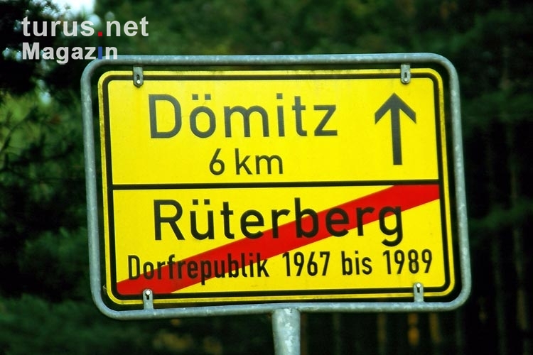 Dorfrepublik Rüterberg an der Elbe, ehemalige deutsch-deutsche Grenze