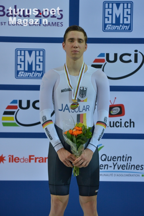 Maximilian Beyer holt Bronze im Punktefahren