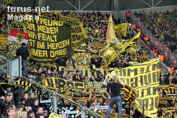 Borussia Dortmund bei Dynamo Dresden