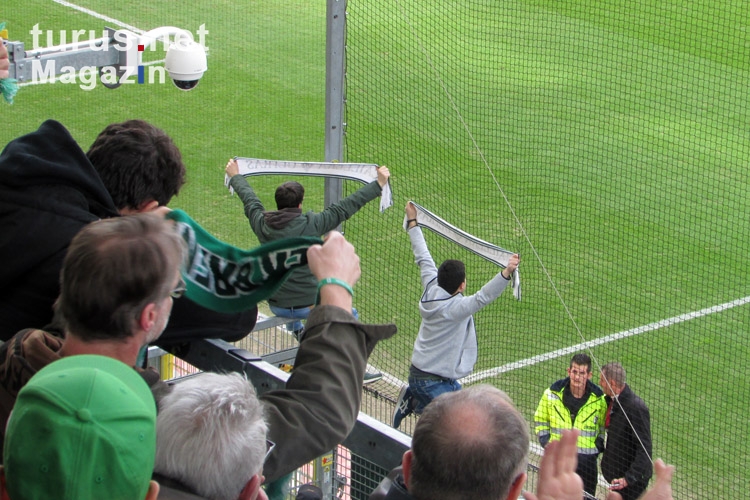 Fans des SV Werder Bremen in Freiburg