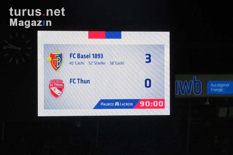 FC Basel vs. FC Thun, 3:0