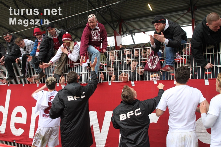 BFC Dynamo feiert Sieg bei Union Berlin II