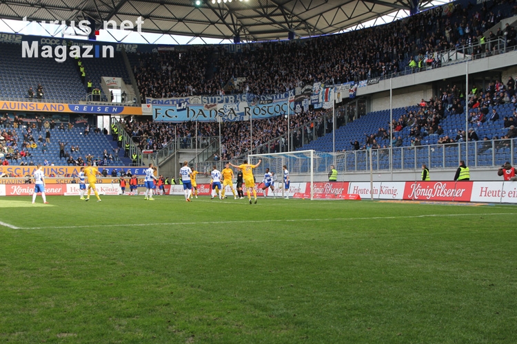 MSV Duisburg gegen Hansa Rostock 5. April 2015
