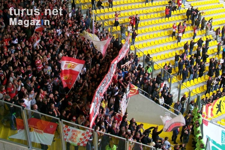 Union-Fans auf dem Tivoli in Aachen