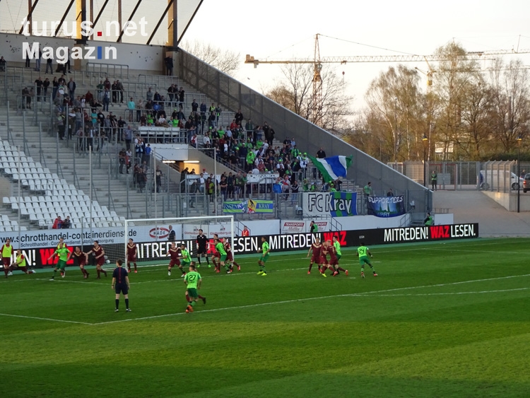Rot Weiss Essen gegen FC Kray - Niederrheinpokal-Halbfinale 2015