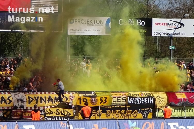 Dynamo Dresden zu Gast im Kölner Südstadion